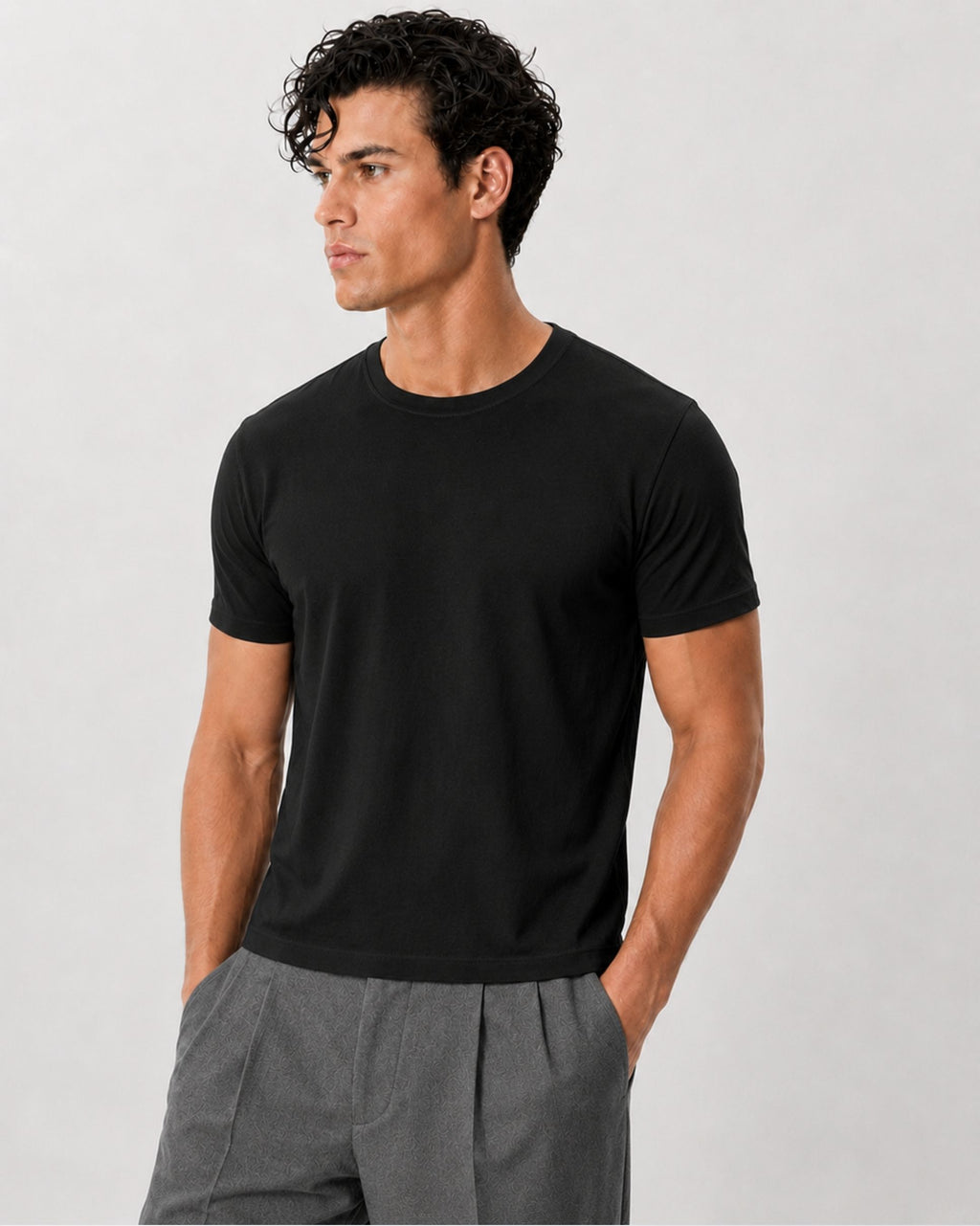 The Classic Crop Tee | Black