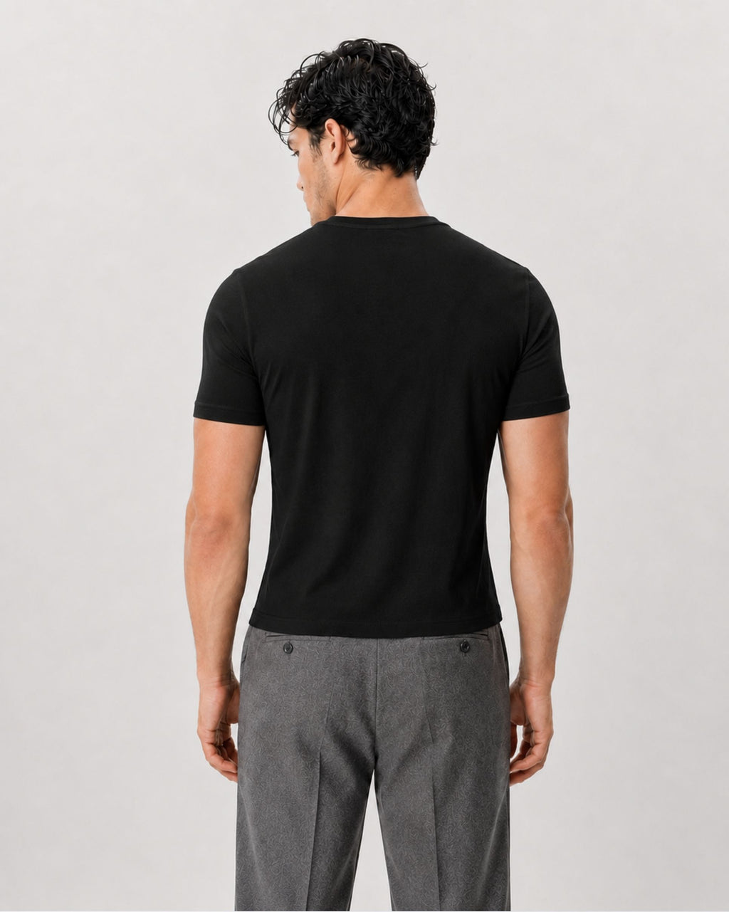 The Classic Crop Tee | Black