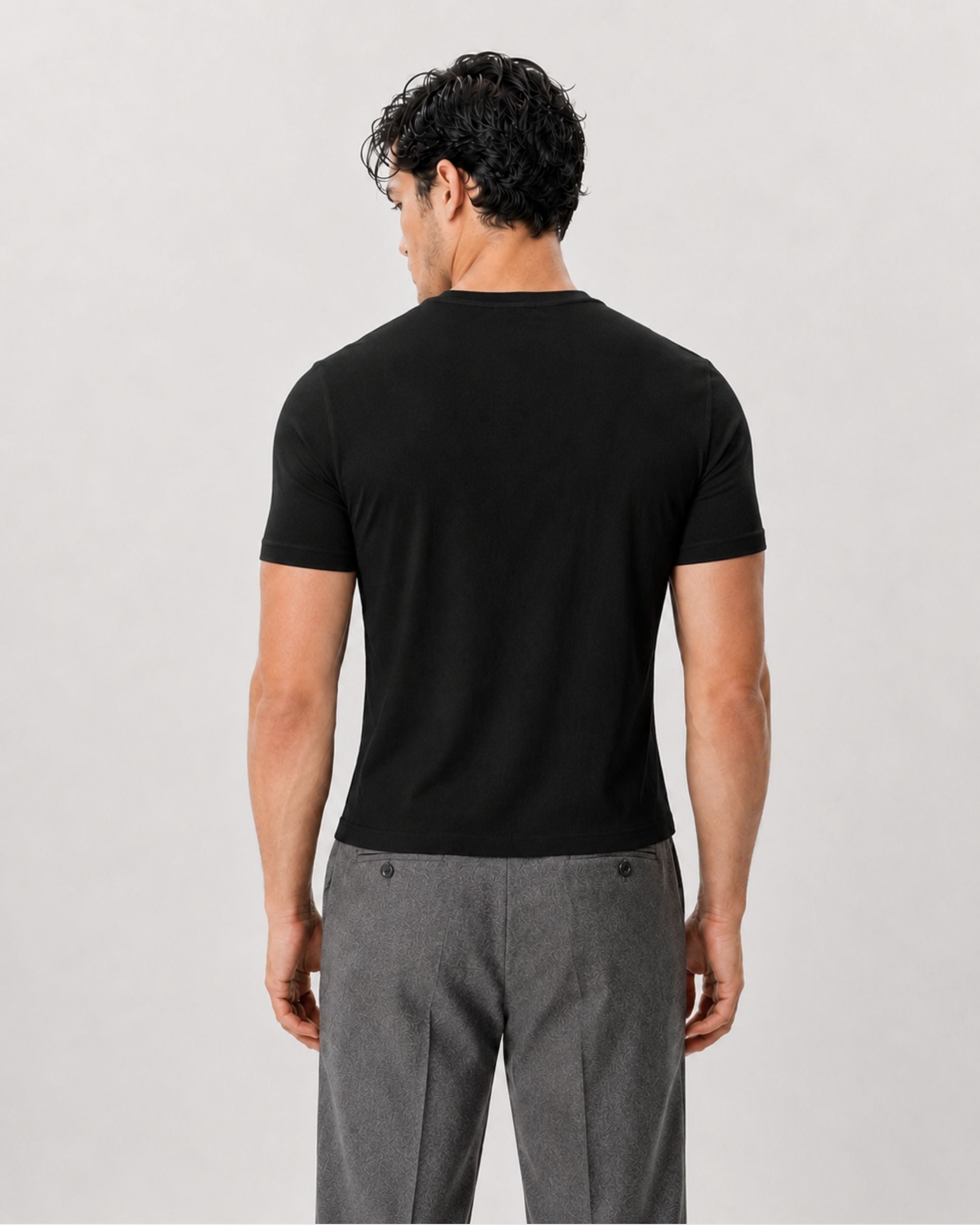 The Classic Crop Tee | Black
