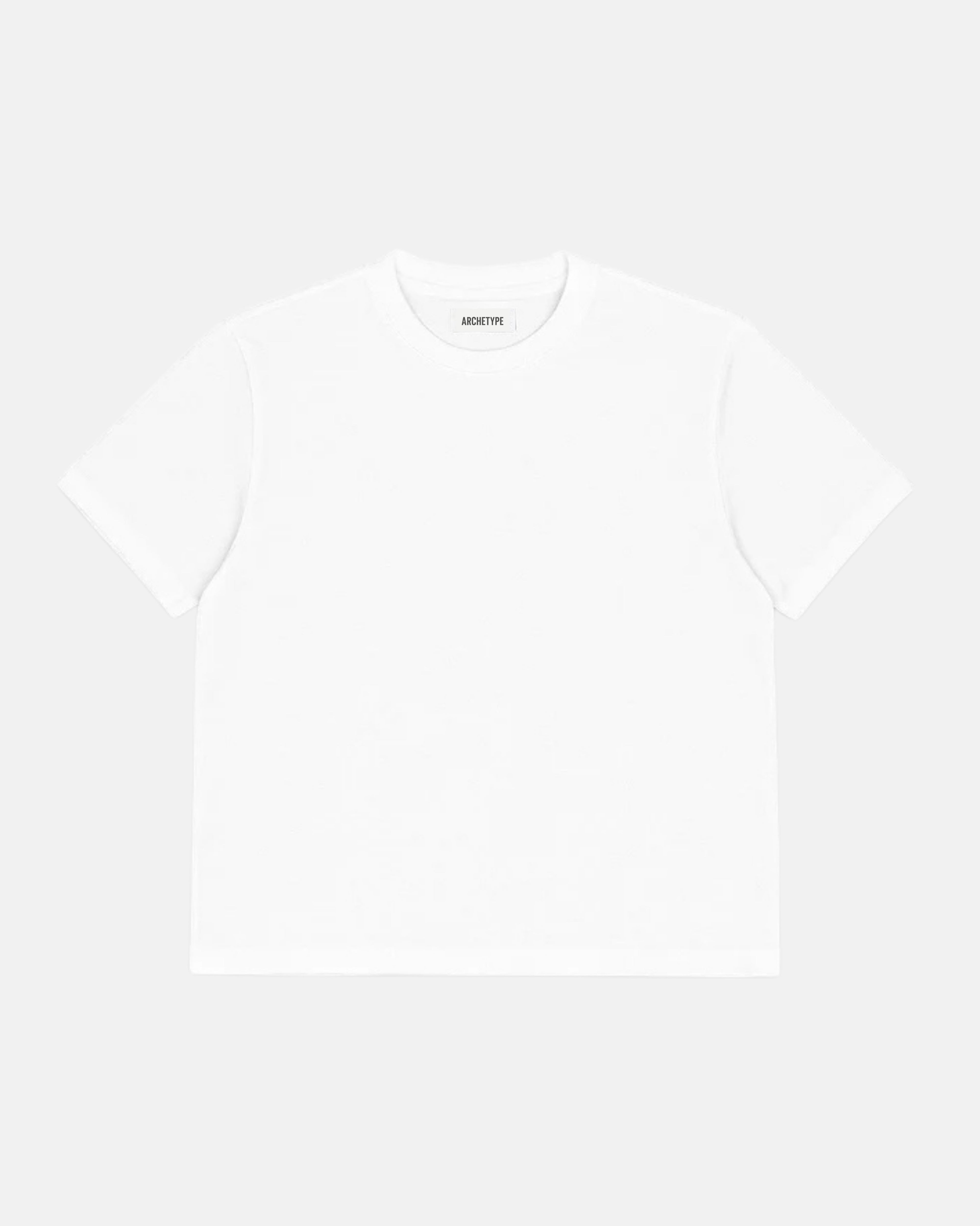 The Classic Crop Tee | White
