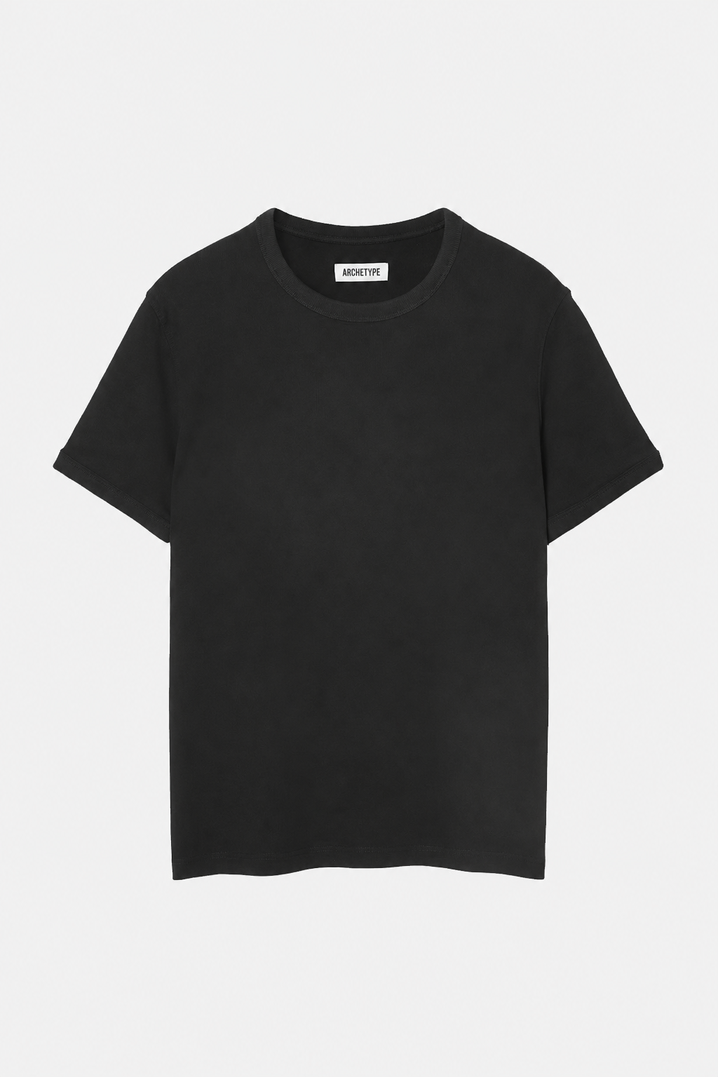 The Slim Crop Tee | Black