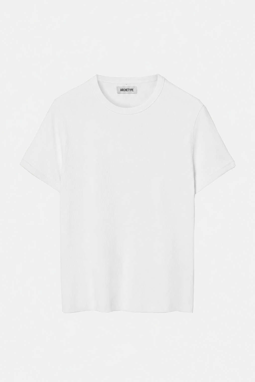 The Slim Crop Tee | White