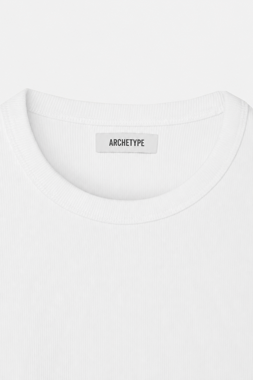 The Slim Crop Tee | White