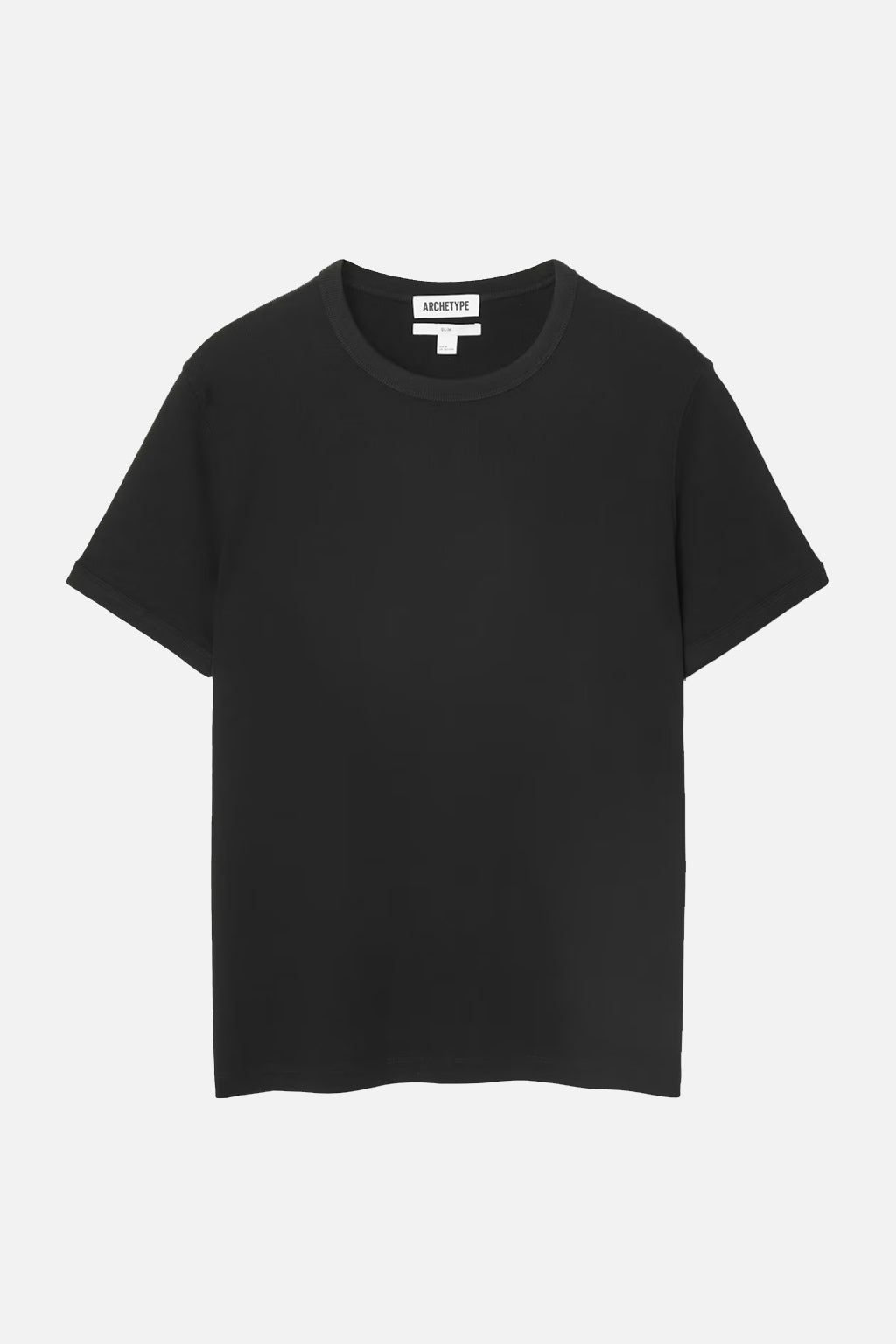 The Slim Crop Tee | Black