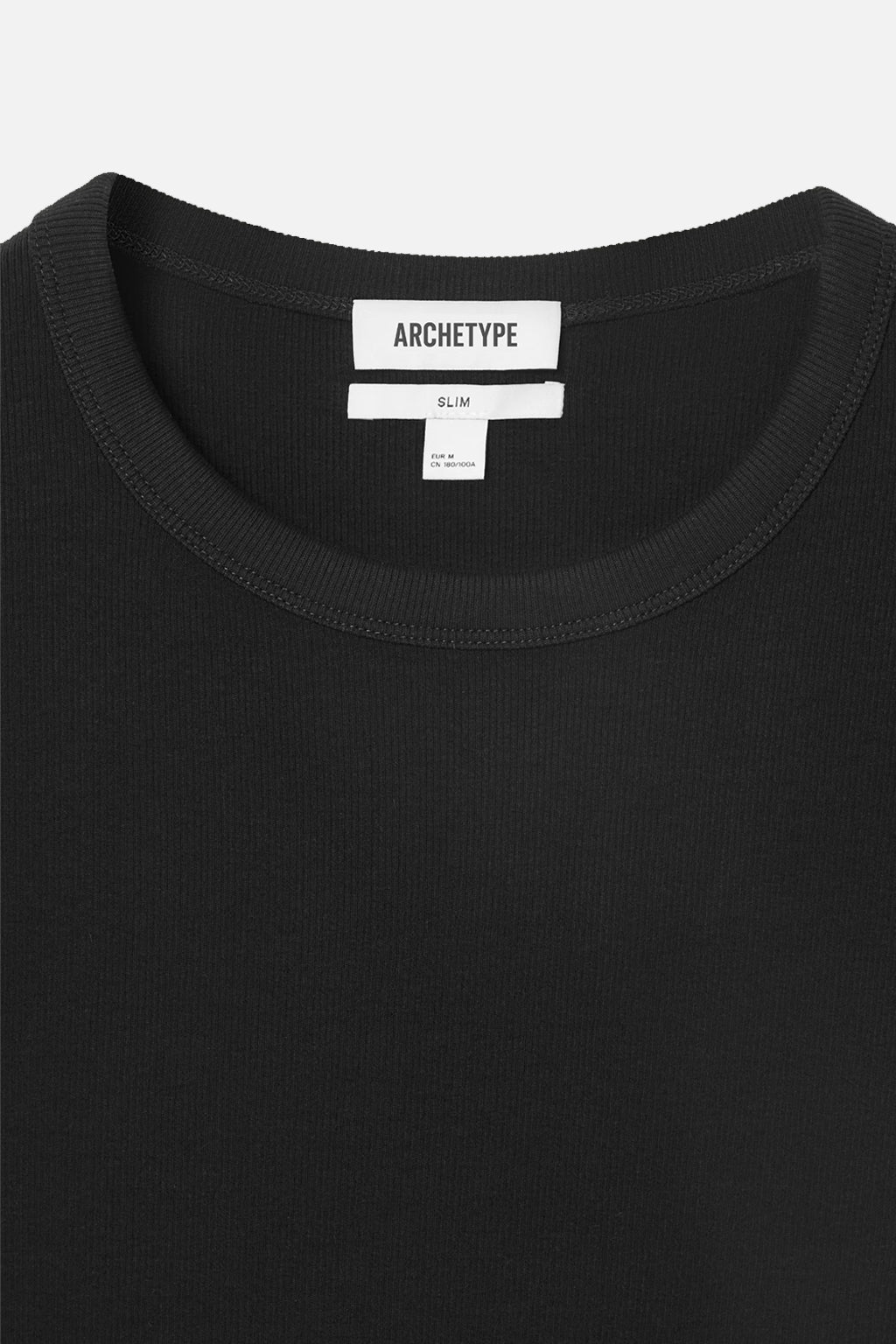 The Slim Crop Tee | Black