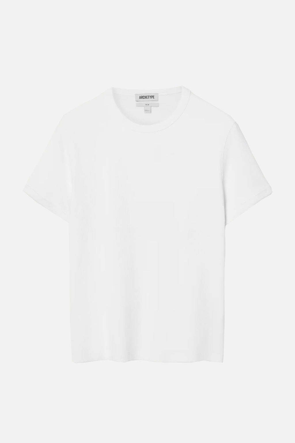 The Slim Crop Tee | White