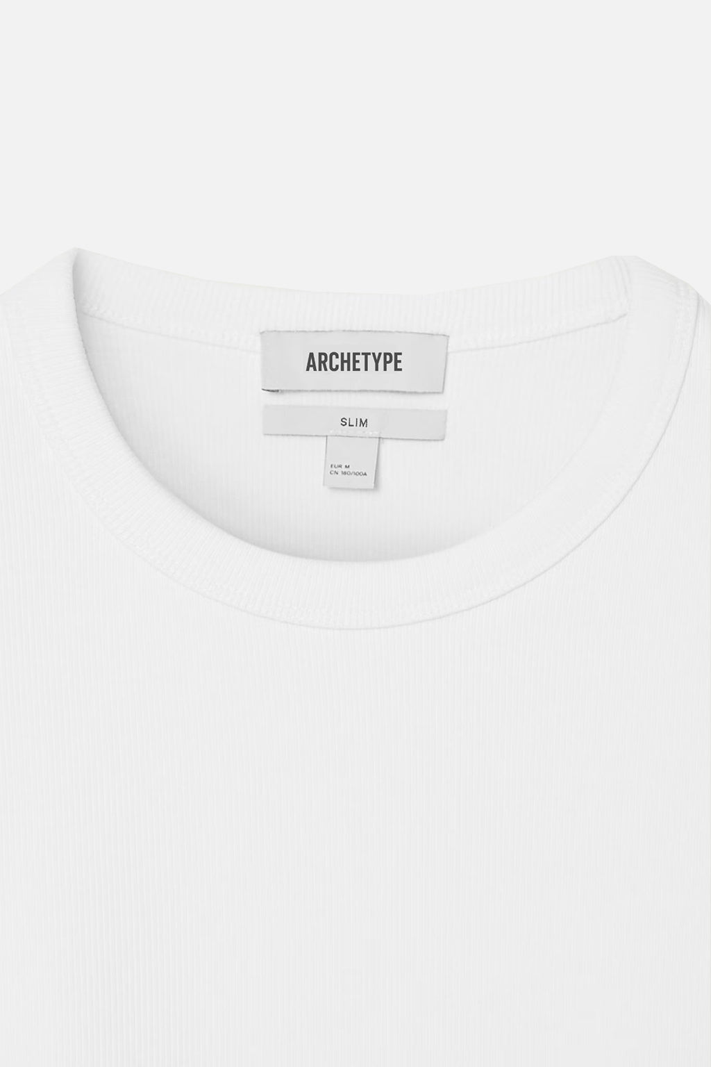 The Slim Crop Tee | White