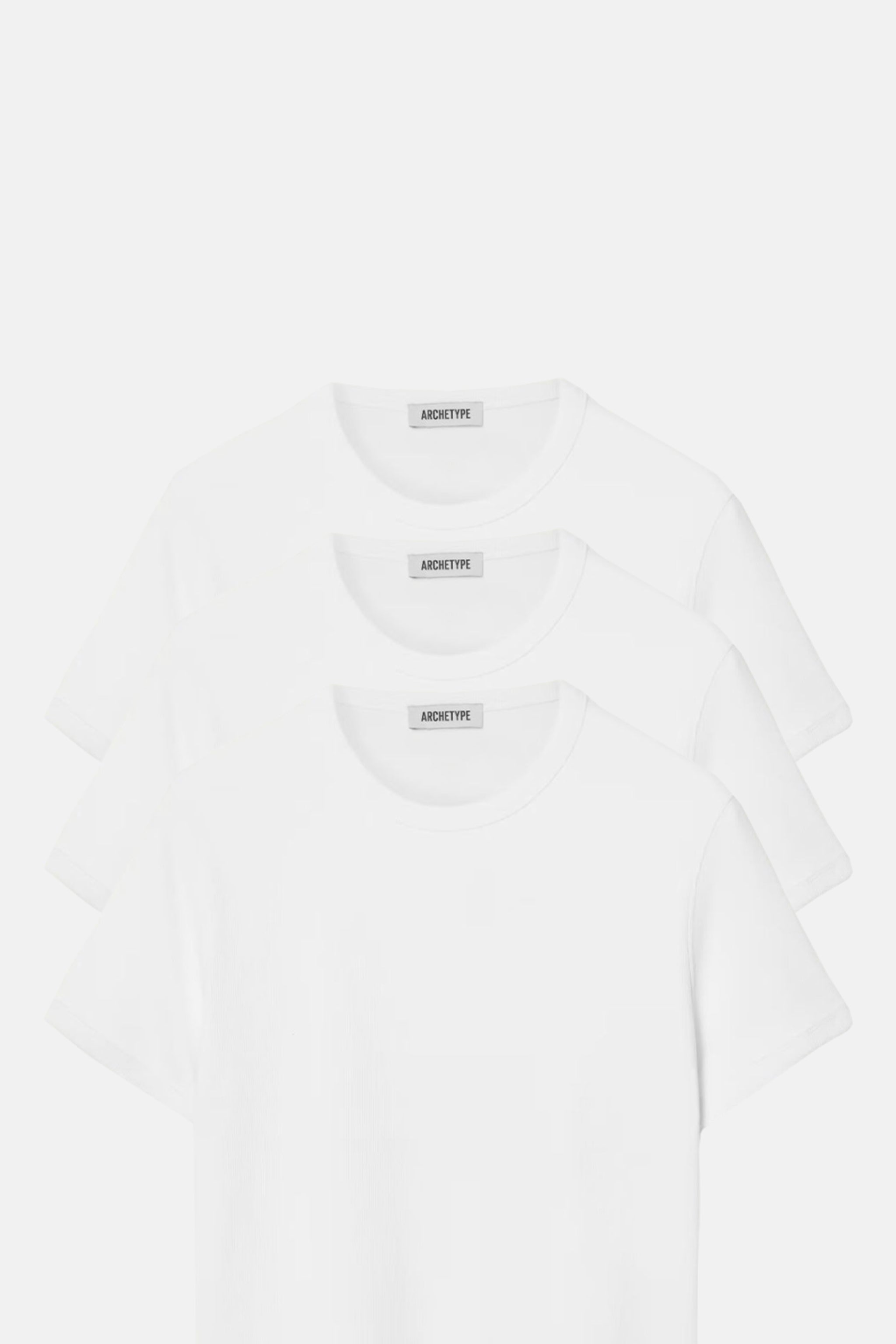 The Slim Crop Tee System | White