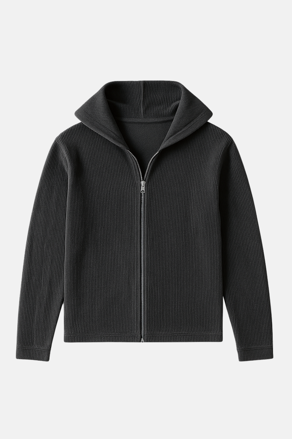 The Slim Zip Hoodie | Vintage Black