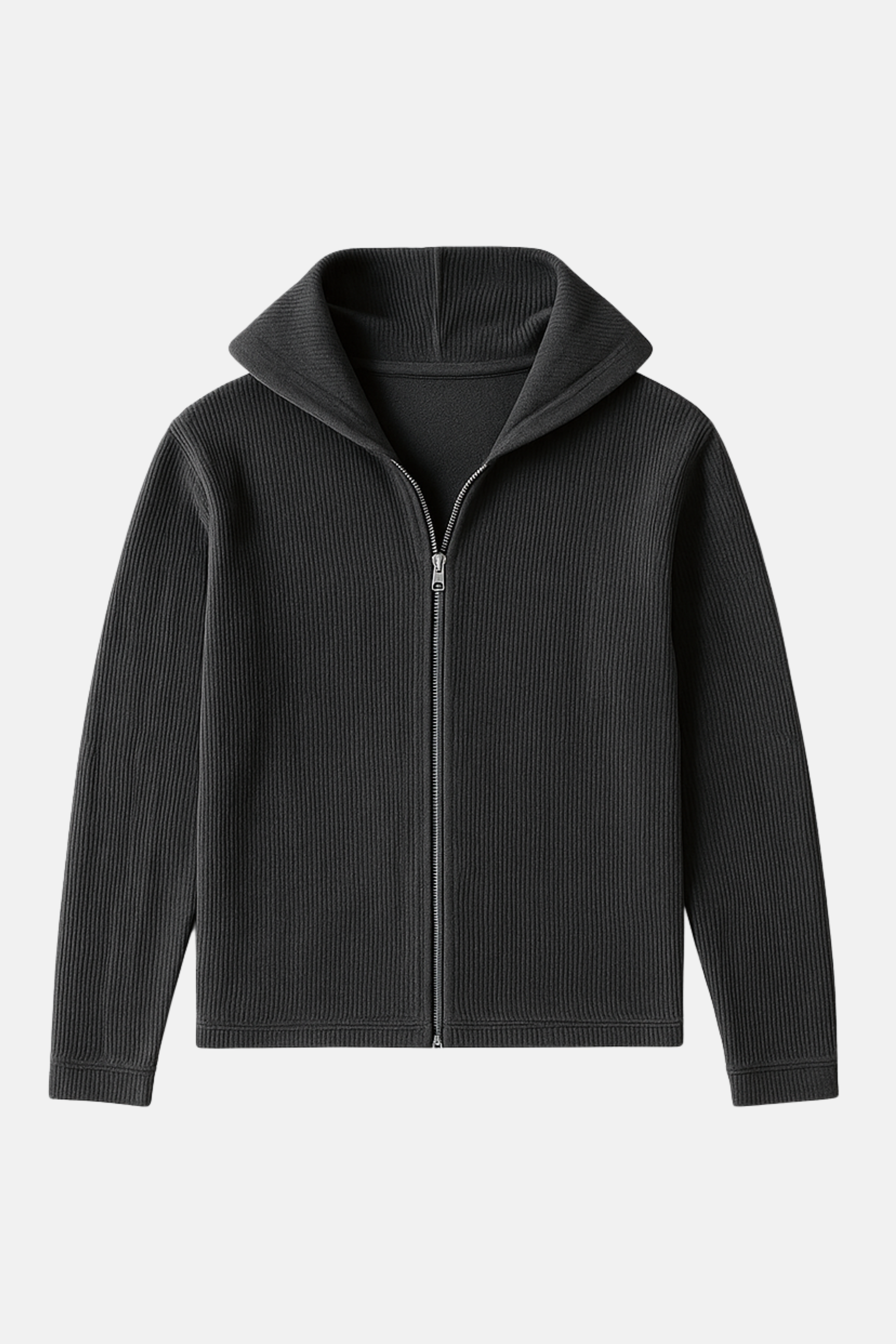 The Slim Zip Hoodie | Vintage Black