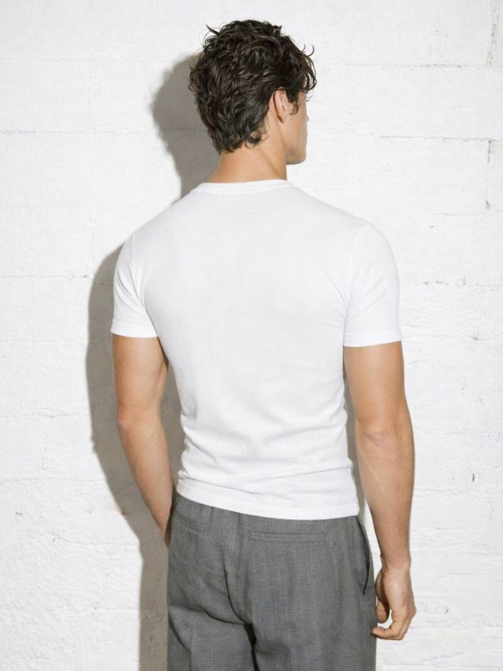 The Slim Crop Tee | White