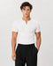 The Slim Crop Henley | White