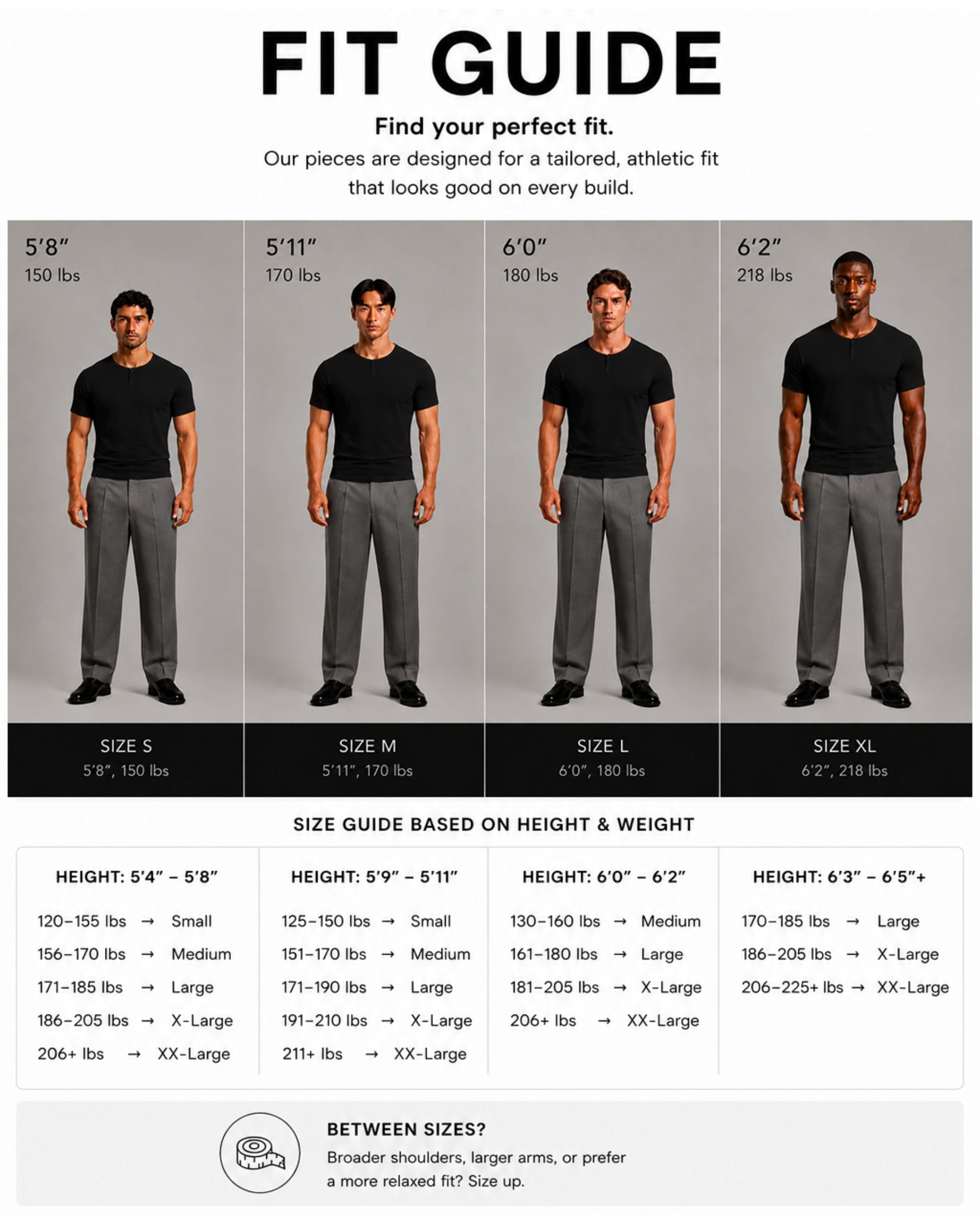 The Slim Crop Tee System | Black & White