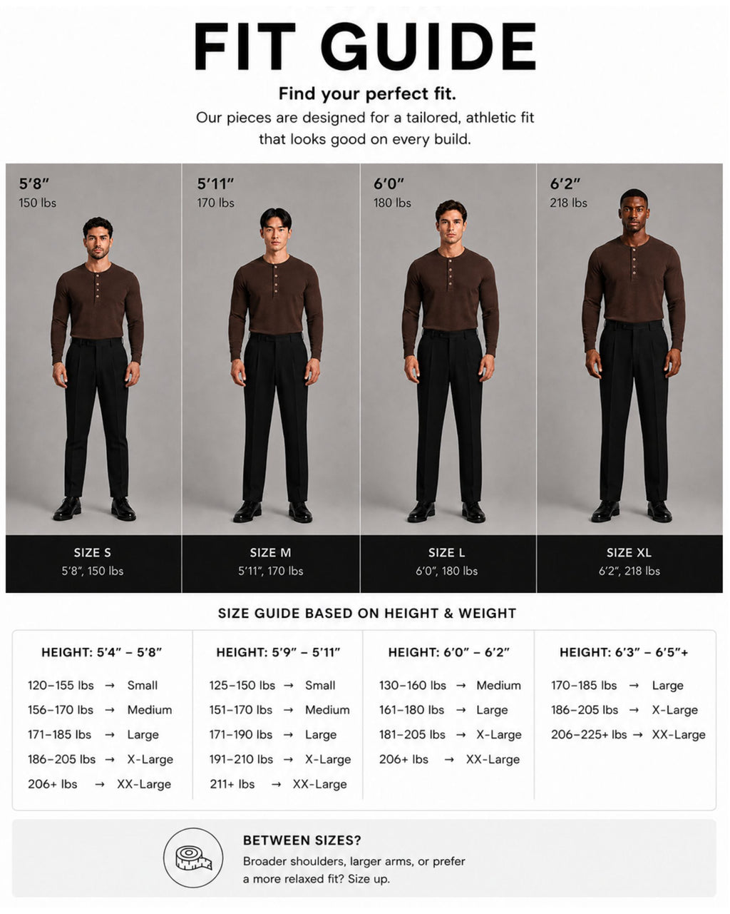 The Slim Crop Henley Longsleeve | Brown