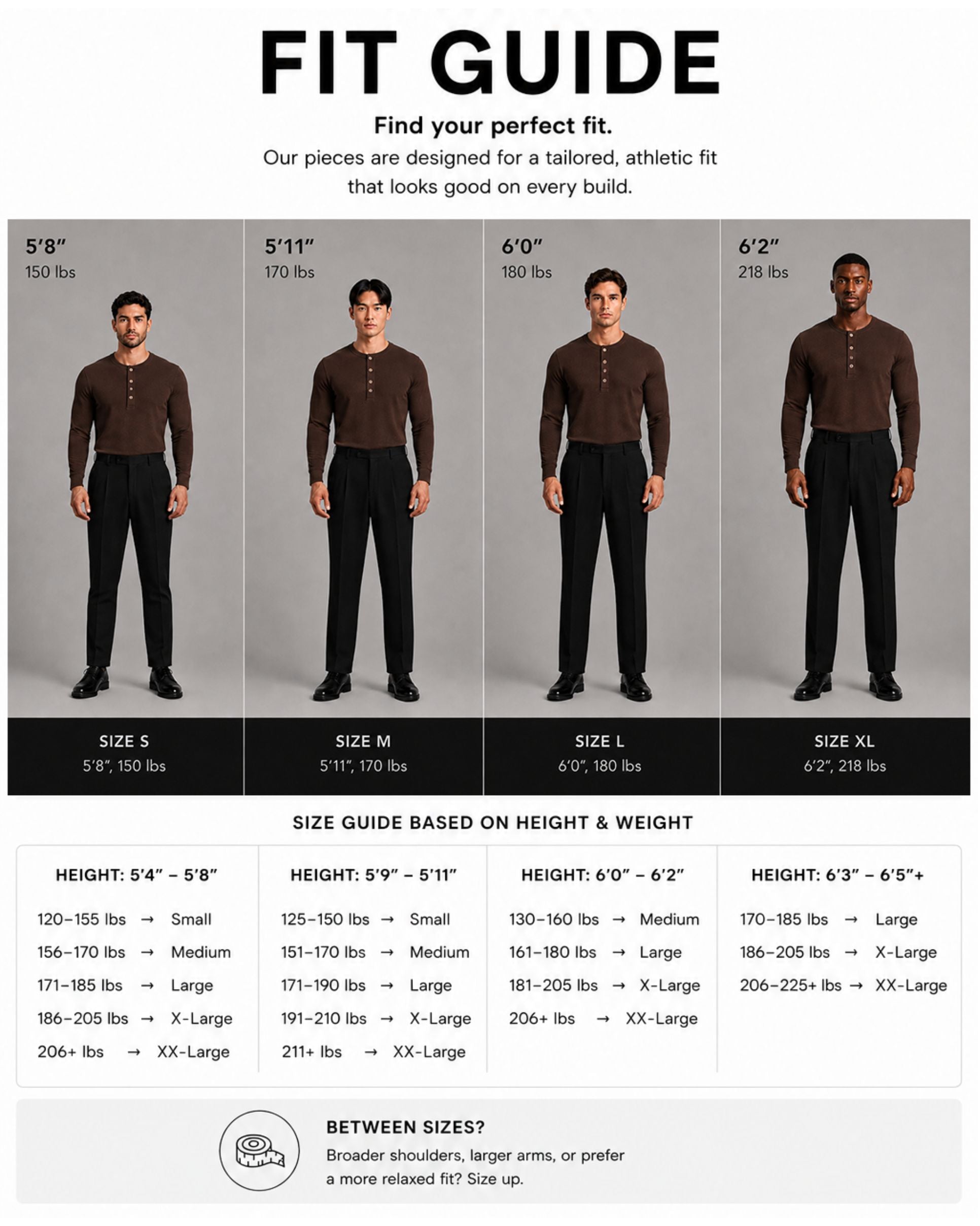 The Slim Crop Henley Longsleeve | Brown