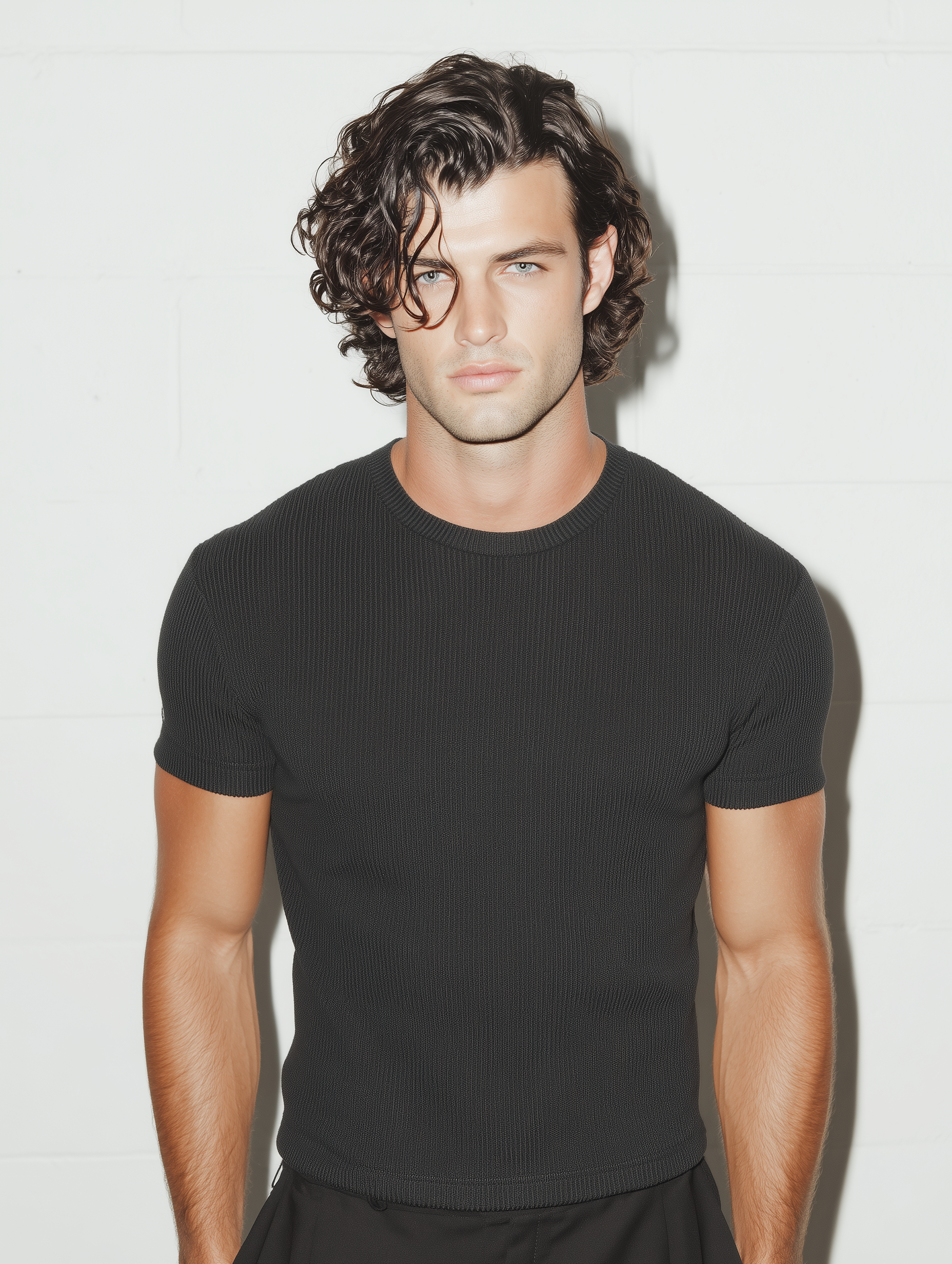 The Slim Crop Tee | Black